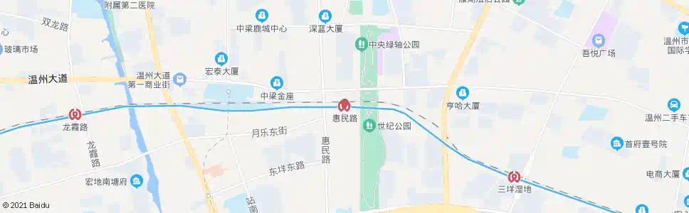 温州惠民路_公交站地图_温州公交_妙搜公交查询2025