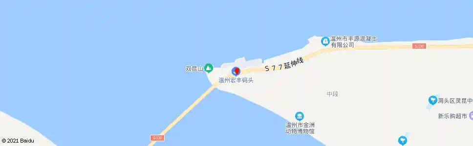 温州灵昆大桥北_公交站地图_温州公交_妙搜公交查询2025