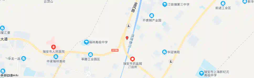 温州汀田路口_公交站地图_温州公交_妙搜公交查询2025