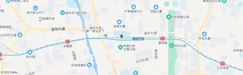 温州灵昆大堤口_公交站地图_温州公交_妙搜公交查询2025