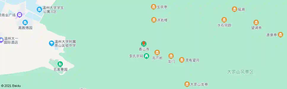 温州香山寺_公交站地图_温州公交_妙搜公交查询2025
