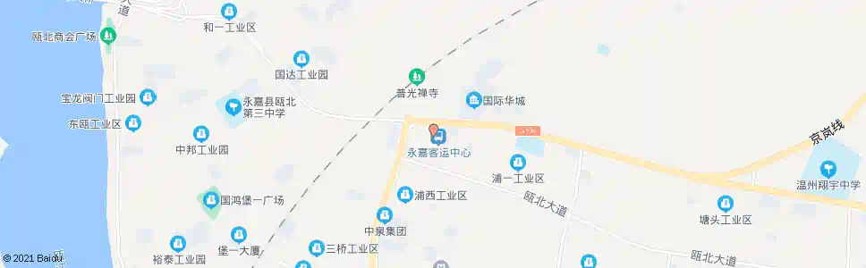 温州沙北_公交站地图_温州公交_妙搜公交查询2025