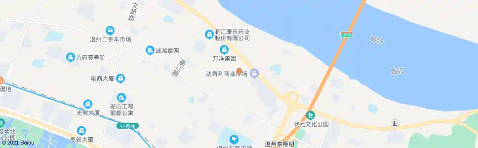 温州蒲州派出所_公交站地图_温州公交_妙搜公交查询2025