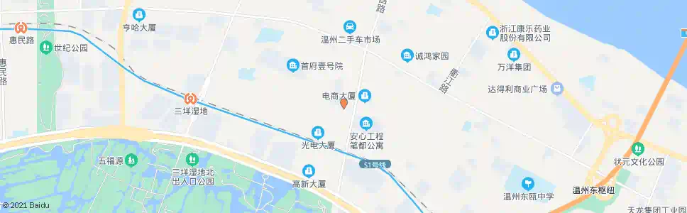 温州兴安路_公交站地图_温州公交_妙搜公交查询2025