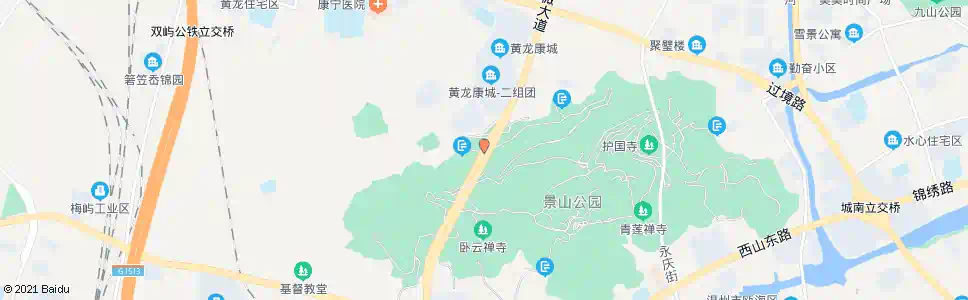 温州景山隧道_公交站地图_温州公交_妙搜公交查询2025