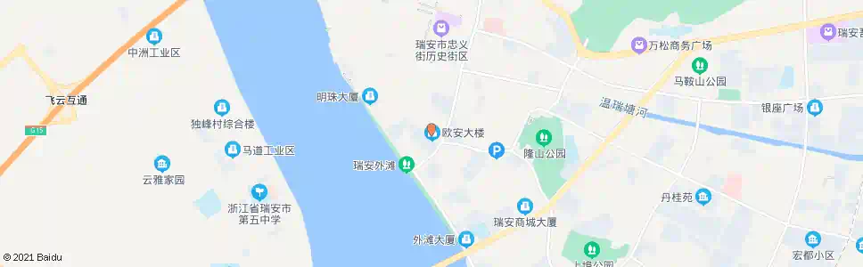 温州欧安大楼_公交站地图_温州公交_妙搜公交查询2025