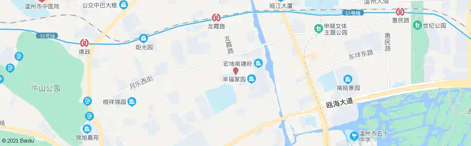 温州龙霞住宅区_公交站地图_温州公交_妙搜公交查询2025