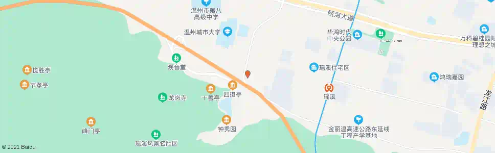 温州瑶溪山庄_公交站地图_温州公交_妙搜公交查询2025