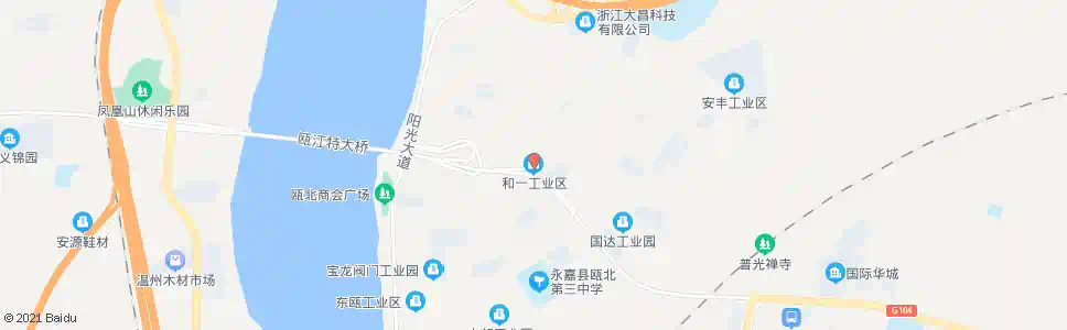 温州和一工业区_公交站地图_温州公交_妙搜公交查询2025