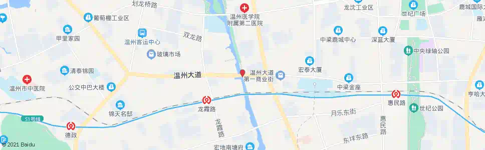 温州丽田北街_公交站地图_温州公交_妙搜公交查询2025