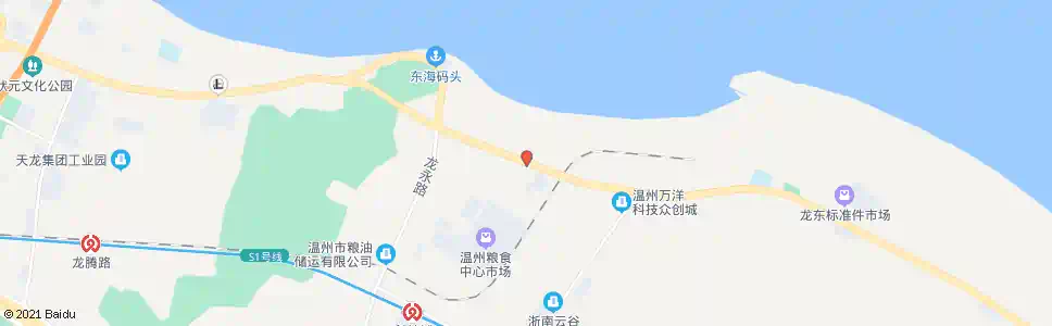 温州白楼下_公交站地图_温州公交_妙搜公交查询2025