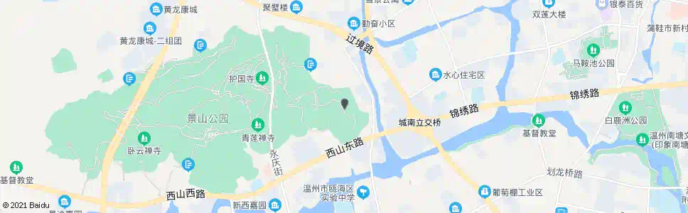温州景山植物园_公交站地图_温州公交_妙搜公交查询2025