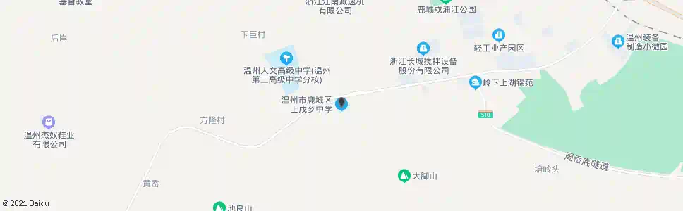 温州上戍中学_公交站地图_温州公交_妙搜公交查询2025