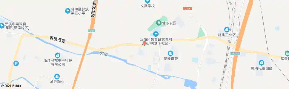 温州塘下(温瞿公路)_公交站地图_温州公交_妙搜公交查询2025