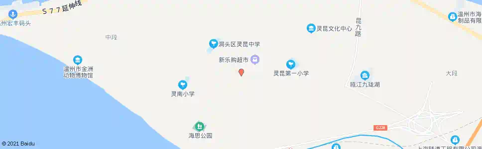 温州灵昆电信_公交站地图_温州公交_妙搜公交查询2025