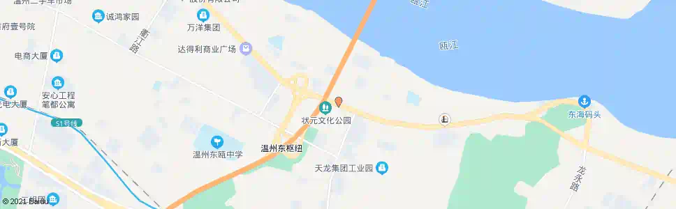 温州状元(北)_公交站地图_温州公交_妙搜公交查询2025