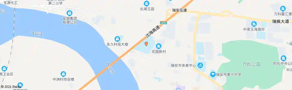 温州瑞安中学_公交站地图_温州公交_妙搜公交查询2025