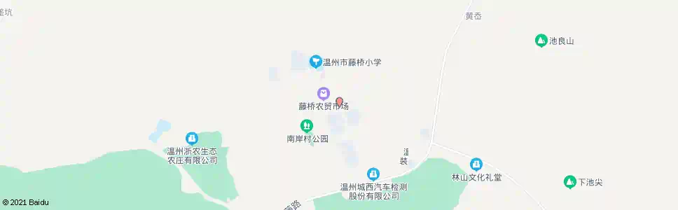 温州藤桥南街_公交站地图_温州公交_妙搜公交查询2025