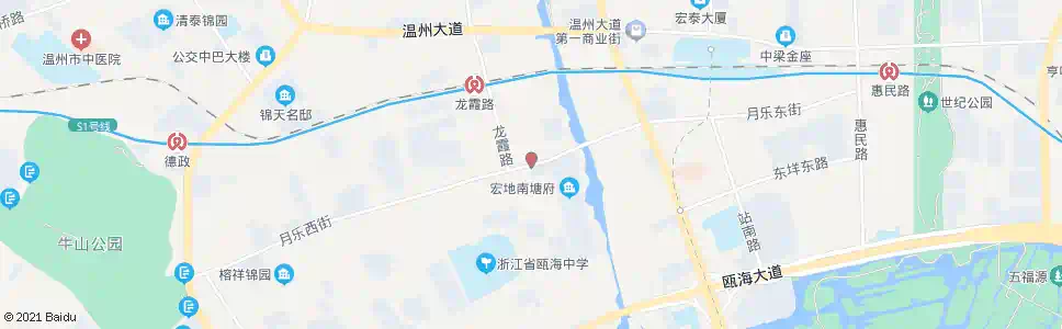 温州塘西_公交站地图_温州公交_妙搜公交查询2025