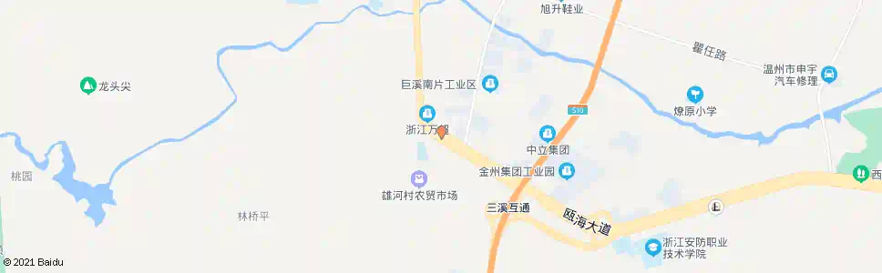 温州雄溪新街_公交站地图_温州公交_妙搜公交查询2025