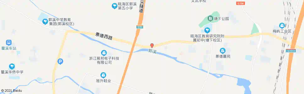 温州浦西(温瞿公路)_公交站地图_温州公交_妙搜公交查询2025