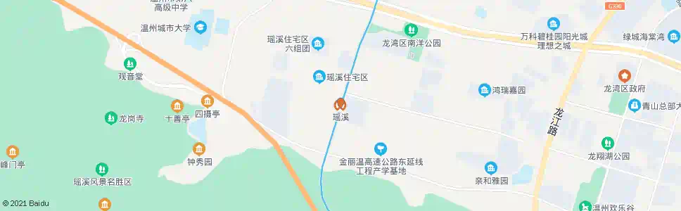 温州瑶溪_公交站地图_温州公交_妙搜公交查询2025