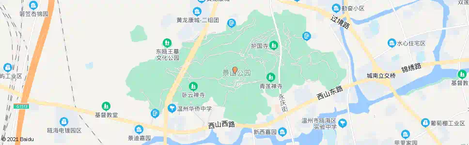 温州景山动物园_公交站地图_温州公交_妙搜公交查询2025