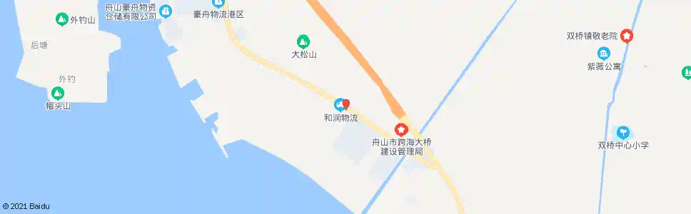 舟山中海粮油_公交站地图_舟山公交_妙搜公交查询2025