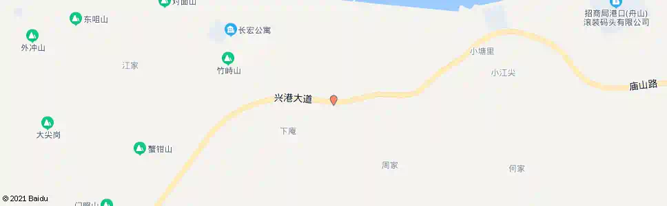 舟山江尖8号_公交站地图_舟山公交_妙搜公交查询2025