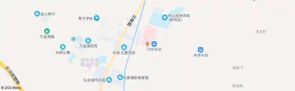 舟山河东桥头陈_公交站地图_舟山公交_妙搜公交查询2025