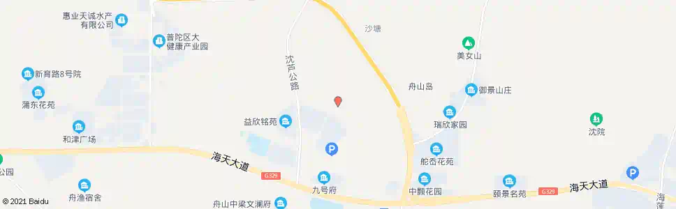舟山刘家湾_公交站地图_舟山公交_妙搜公交查询2025