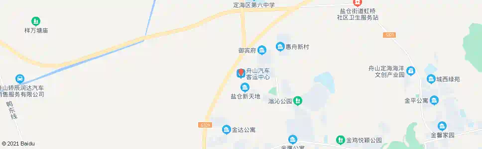 舟山舟山汽车客运中心_公交站地图_舟山公交_妙搜公交查询2025