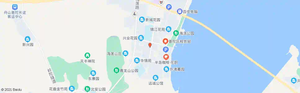 舟山颐景园东门_公交站地图_舟山公交_妙搜公交查询2025