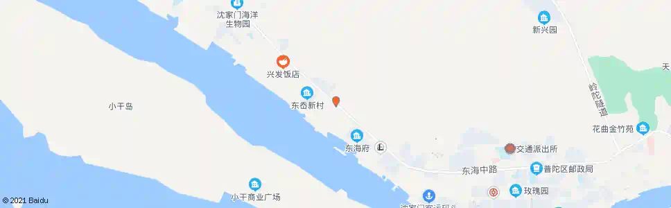 舟山中沙头_公交站地图_舟山公交_妙搜公交查询2025