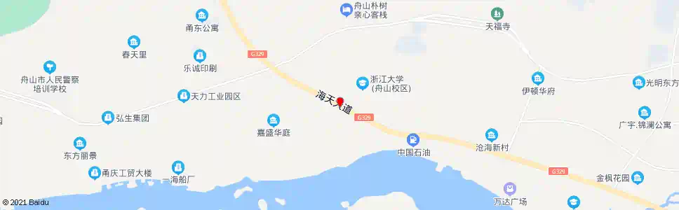 舟山大青岙_公交站地图_舟山公交_妙搜公交查询2025