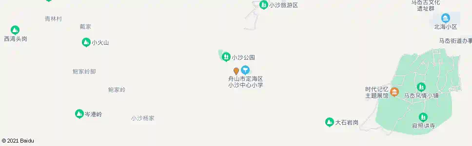 舟山小沙街道_公交站地图_舟山公交_妙搜公交查询2025