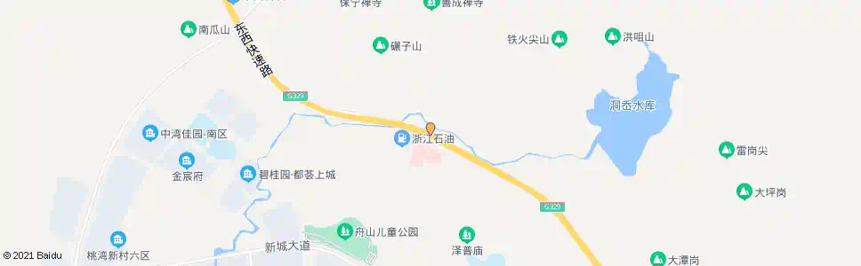 舟山同胜村_公交站地图_舟山公交_妙搜公交查询2025