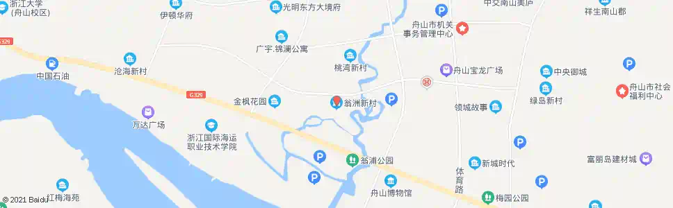 舟山翁洲小区_公交站地图_舟山公交_妙搜公交查询2025