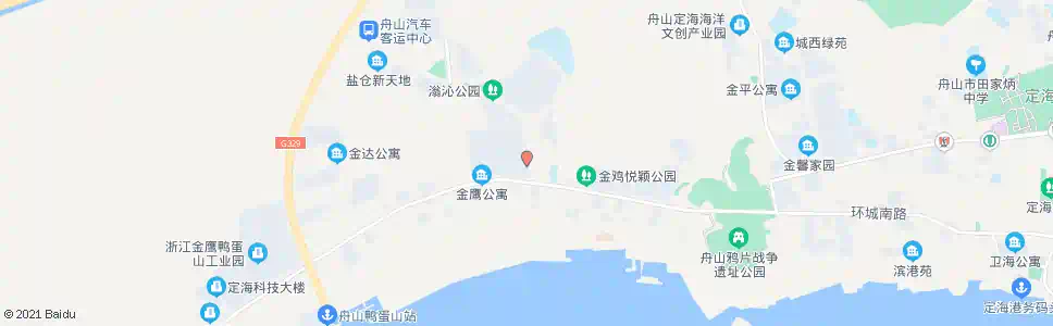 舟山海舟公寓_公交站地图_舟山公交_妙搜公交查询2025
