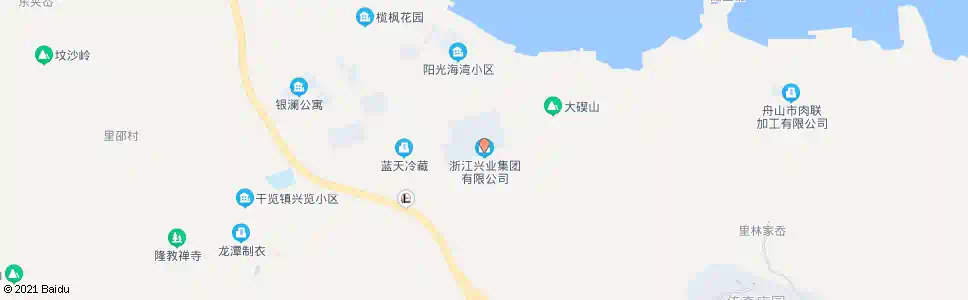 舟山兴业公司_公交站地图_舟山公交_妙搜公交查询2025