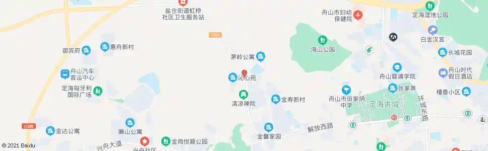 舟山福利院_公交站地图_舟山公交_妙搜公交查询2025