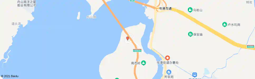 舟山宫前岭墩_公交站地图_舟山公交_妙搜公交查询2025