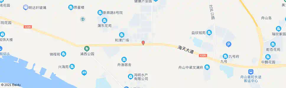 舟山浦西工业区_公交站地图_舟山公交_妙搜公交查询2025