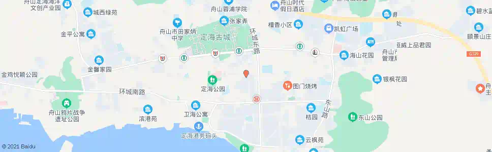舟山新村二_公交站地图_舟山公交_妙搜公交查询2025
