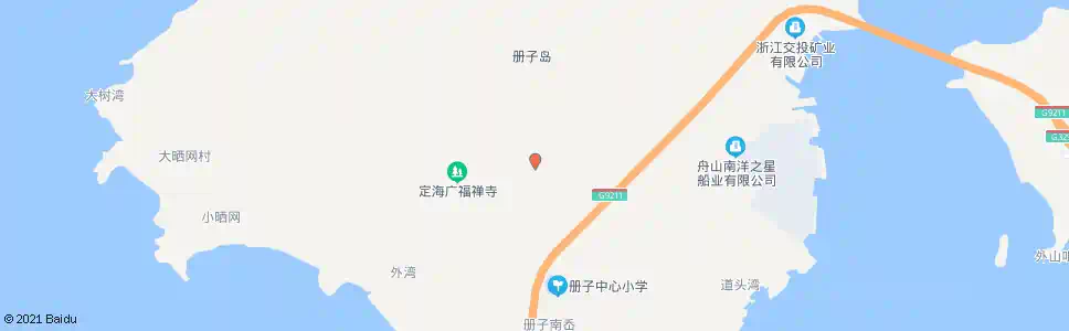 舟山册子北岙_公交站地图_舟山公交_妙搜公交查询2025