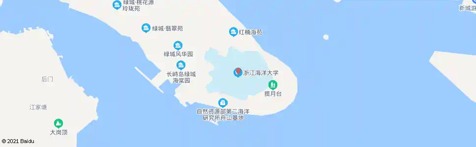 舟山海洋学院_公交站地图_舟山公交_妙搜公交查询2025