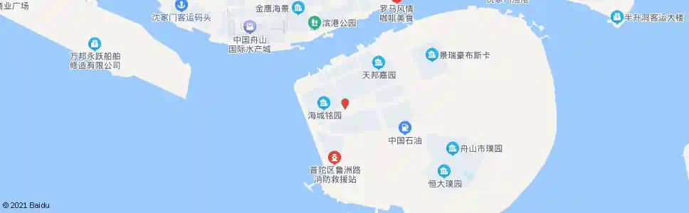 舟山鲁洲路_公交站地图_舟山公交_妙搜公交查询2025