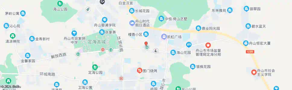 舟山檀香站_公交站地图_舟山公交_妙搜公交查询2025