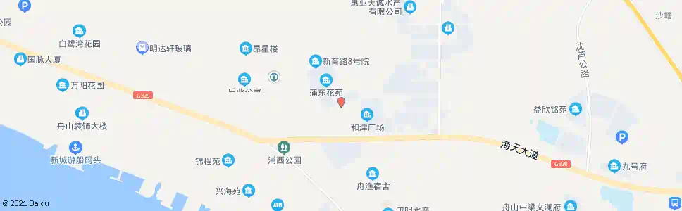舟山浅水湾_公交站地图_舟山公交_妙搜公交查询2025