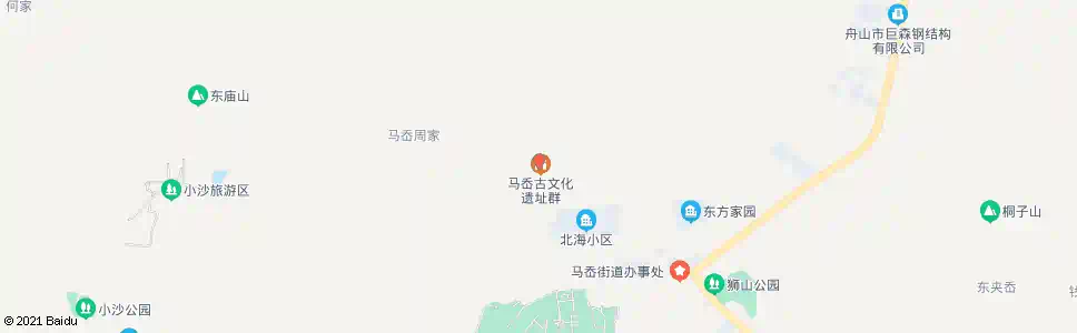舟山古文化遗址_公交站地图_舟山公交_妙搜公交查询2025